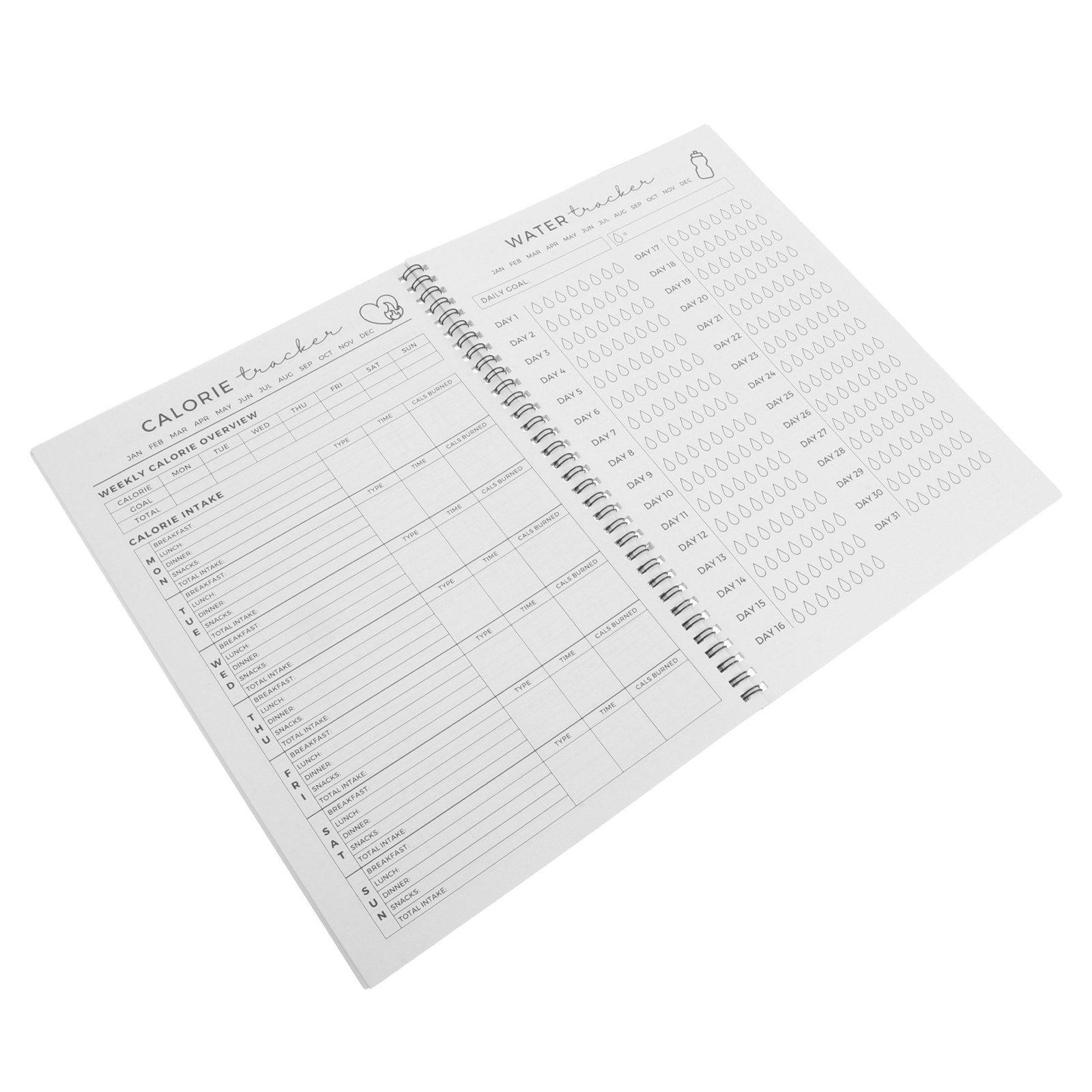 Nutrition For Fitness Books - Fitness Planner Fitness Workout Journal 11.7x8.5