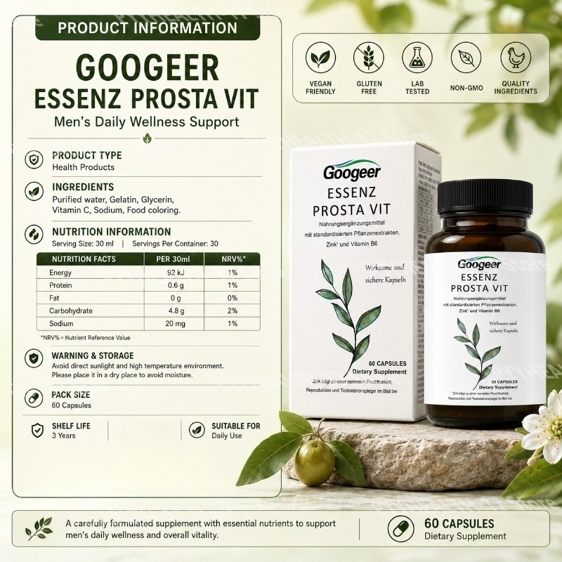Googeer Essenz Prosta Vit Caps - Nutrition Zinc review and price