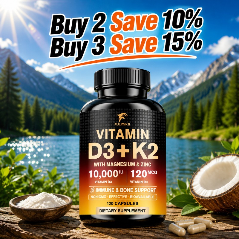 10000IU Vitamin D3 K2 Suppleme - Nutrition Zinc review and price