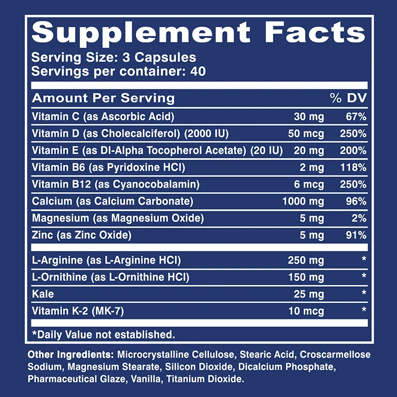 Vitamin D + Calcium and Zinc N - Nutrition Zinc review and price